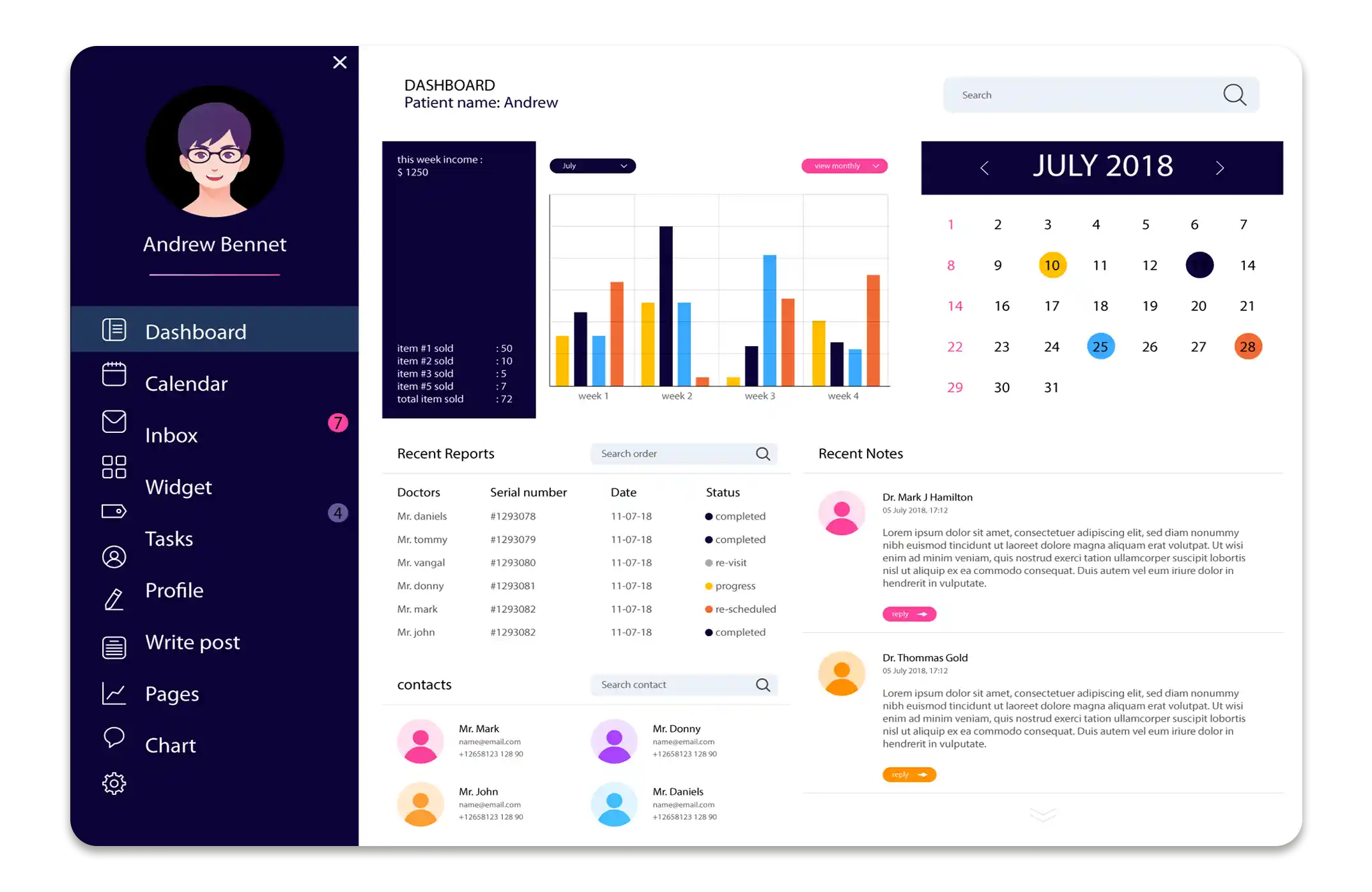 clinic managment system | Organized Patient Records
