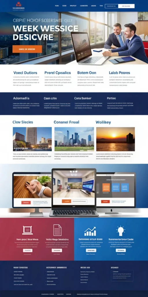 Our process for business web design using corporate website design services